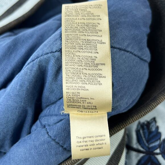 Free People Team Spirit Jacket in Stone Blue Size Medium NEW - Picture 6 of 9